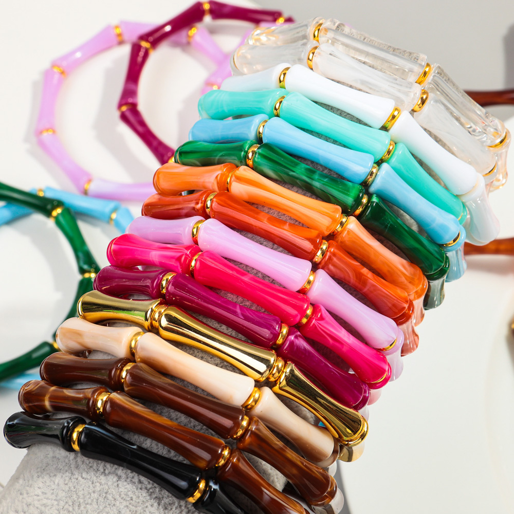 Resin Jewelry Kit - 3 stks/set Boho Bamboe Acryl vrouwen