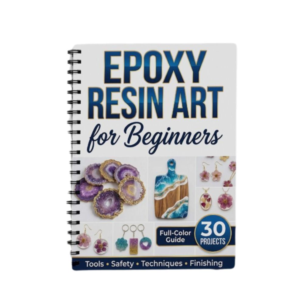 Resin Craft For Beginners - Stapsgewijs epoxyhars-kunsthandboek 30 projecten Creatieve essentiële