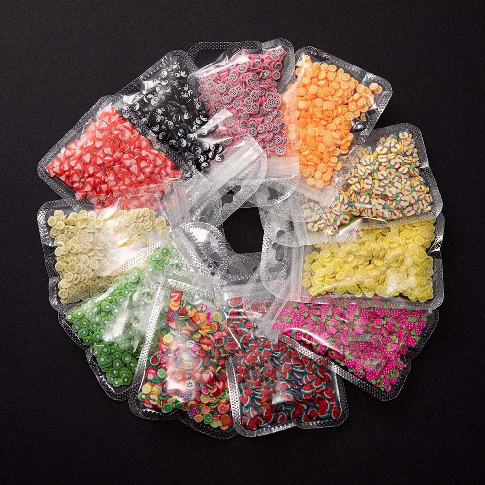 Resin Ocean Wave Mold - 1000 Stuks Polymeer Klei Fruit Plakjes