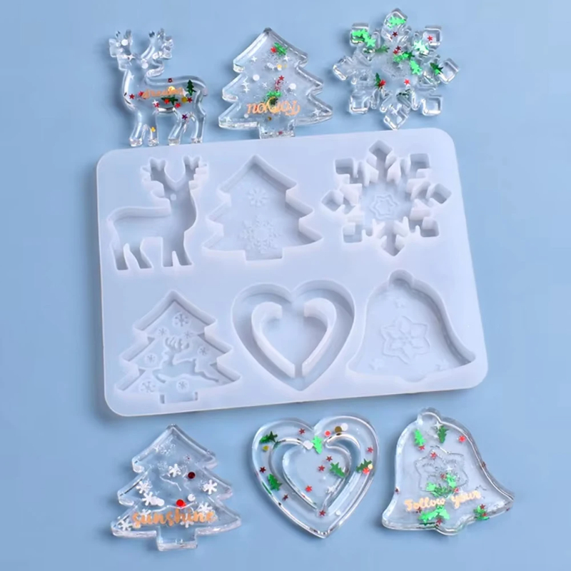 Resin Jewelry Kit - Kerst schimmel DIY hars kristal epoxy
