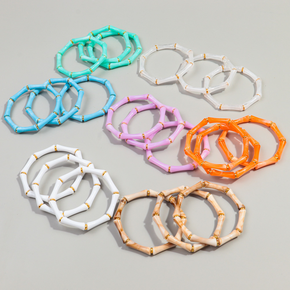 3 stks/set Boho Bamboe Acryl v - Resin Jewelry Kit recensie en prijs