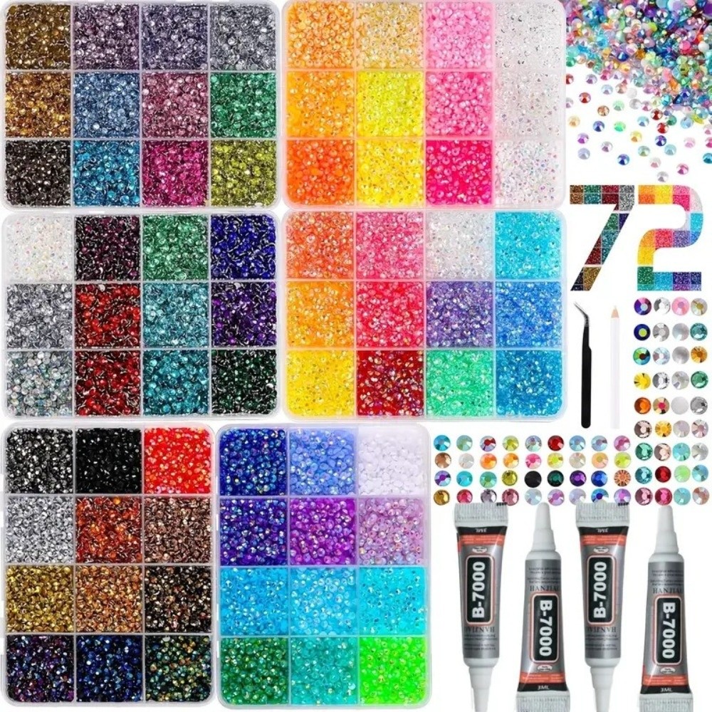 Multicolor hars strass steentj - Resin Jewelry Kit recensie en prijs