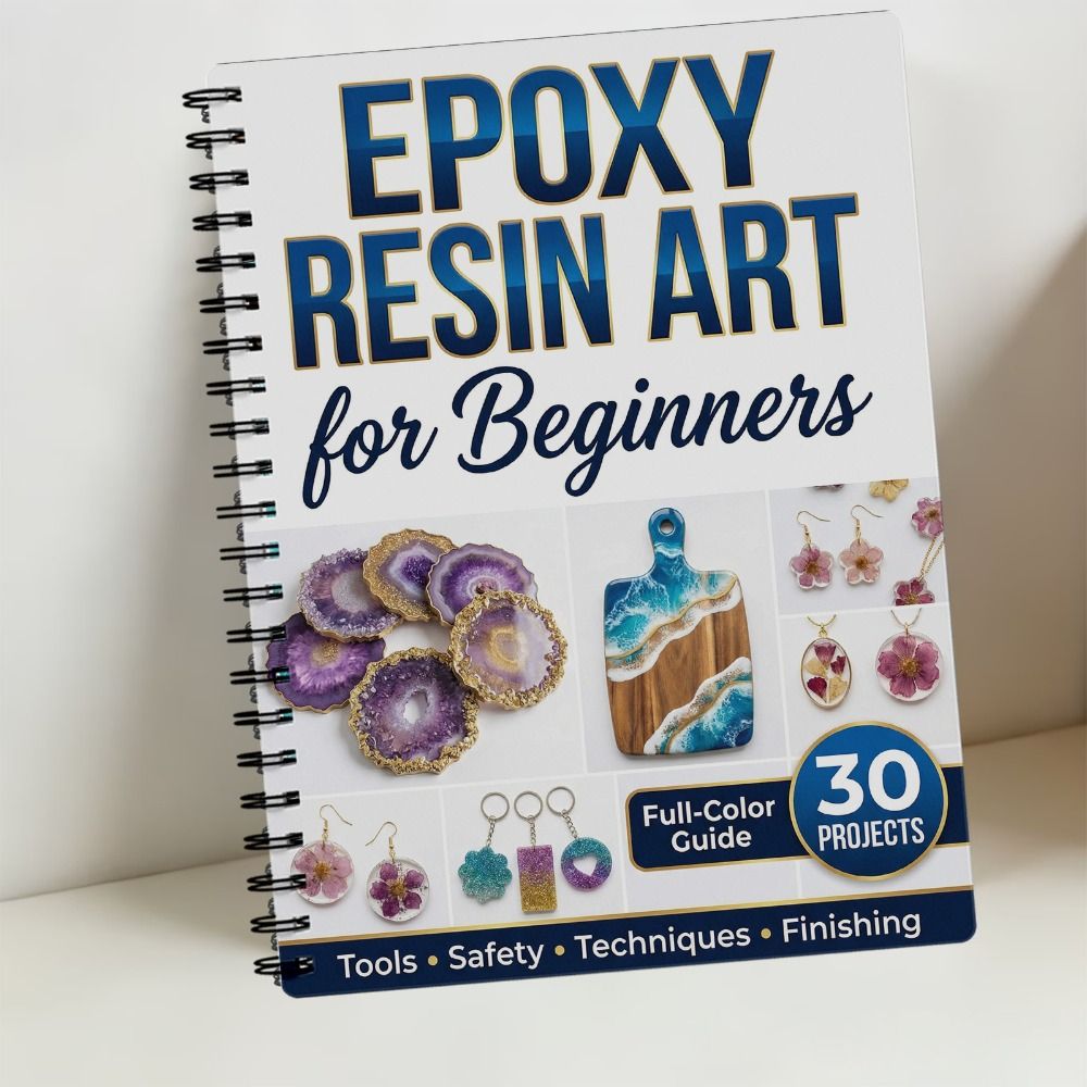 Stapsgewijs epoxyhars-kunsthan - Resin Craft For Beginners recensie en prijs