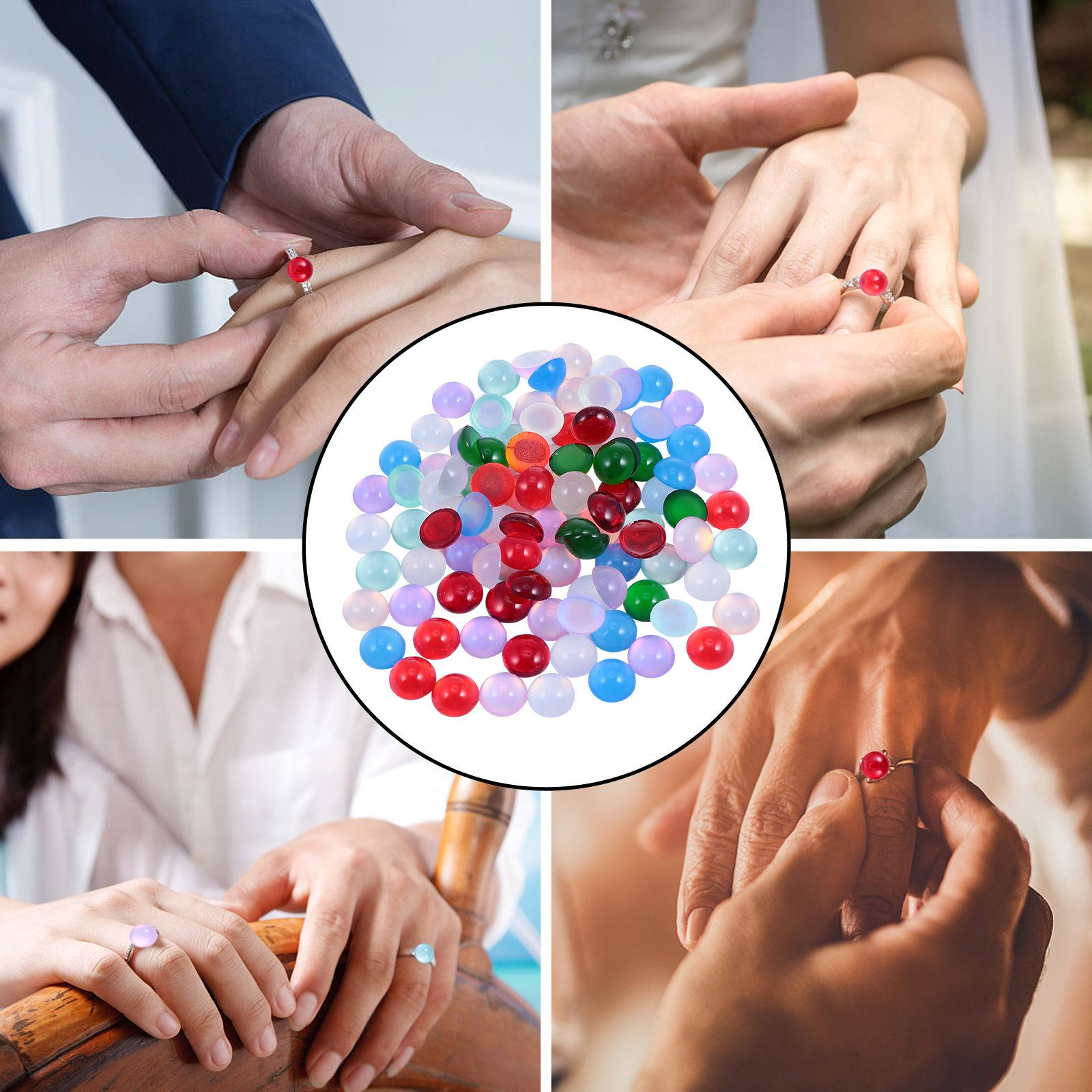 100 stuks opaalhars kralen inl - Resin Crafts Diy recensie en prijs