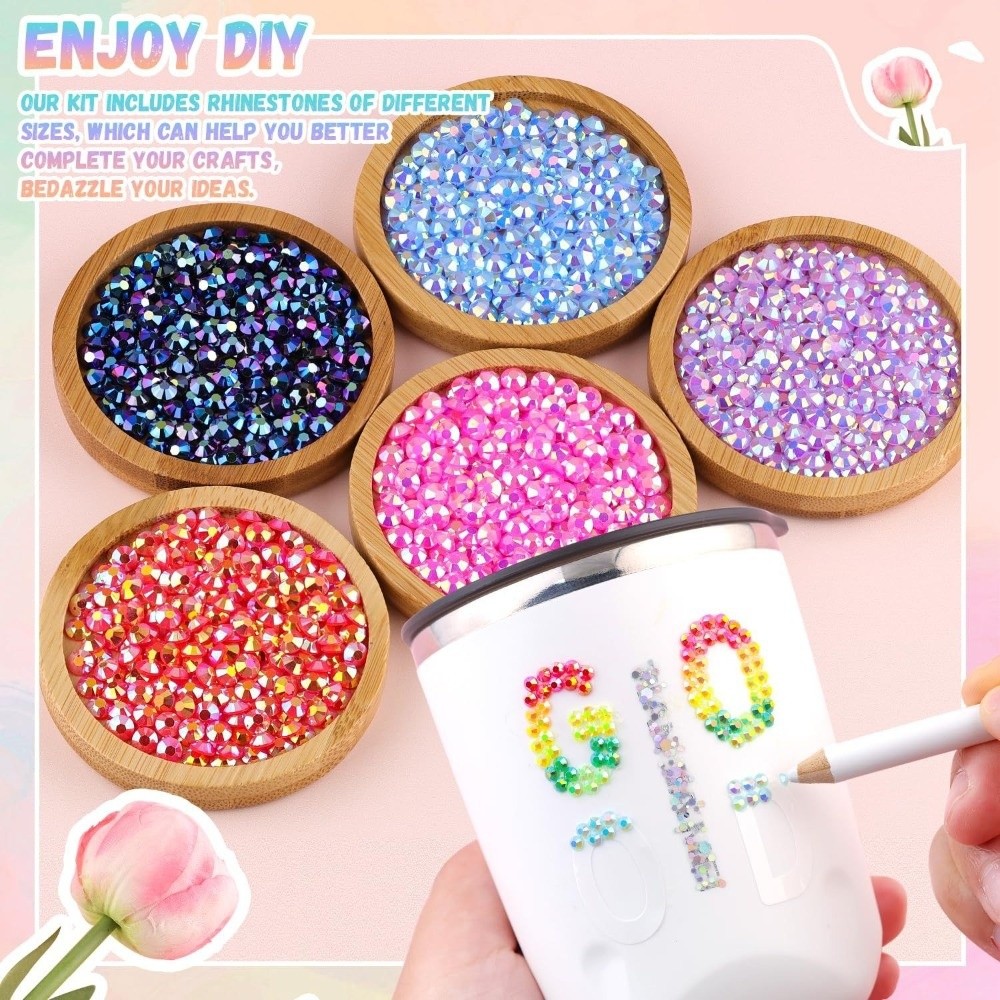 Multicolor hars strass steentj - Resin Jewelry Kit recensie en prijs