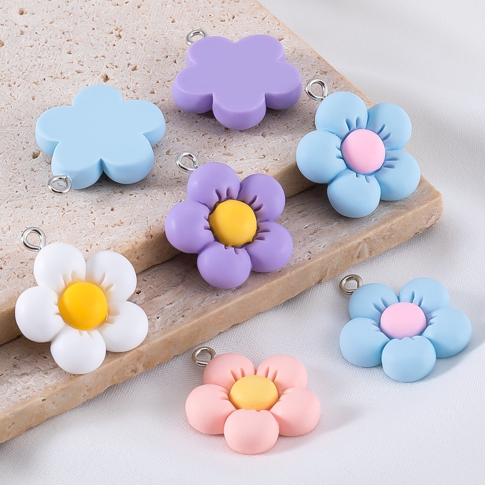 10 stks 1 stks 21*25mm Kleurri - Flower Preservation Resin recensie en prijs