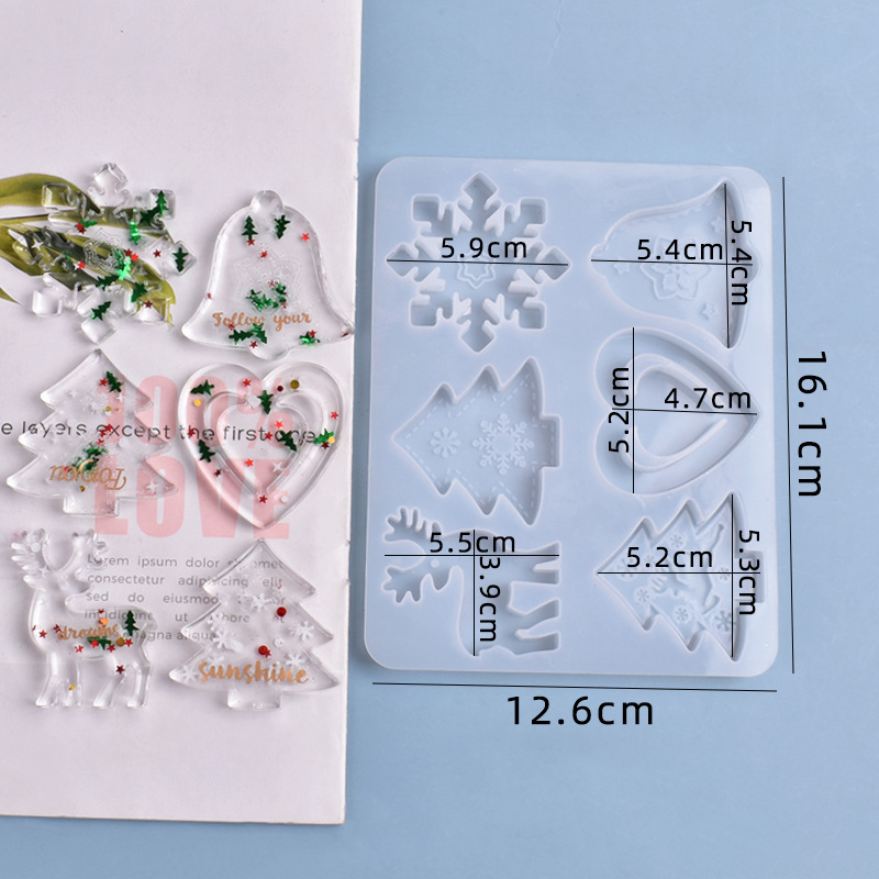 Kerst schimmel DIY hars krista - Resin Jewelry Kit recensie en prijs